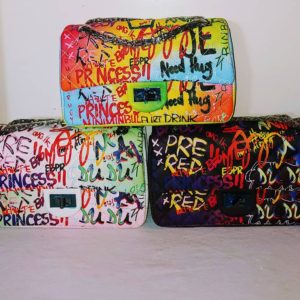 Graffiti Shoulder Crossbody Bag