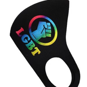 LGBT Metallic Pride Rainbow Cloth Face Mask