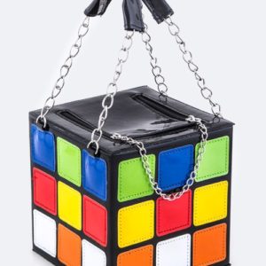 Rubik's Cube Clutch Bag