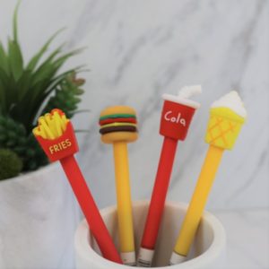 Ice Cream Cone Fries Hamburger Cola Drink Pen