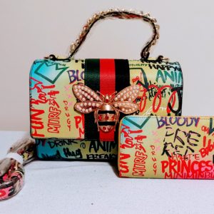Bee Bag & Matching Wallet