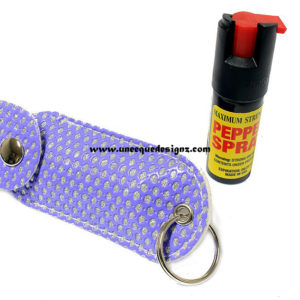 PURPLE PEPPER SPRAY KEYCHAIN 1/2 OZ.