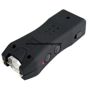BLACK STUN GUN & LED FLASHLIGHT