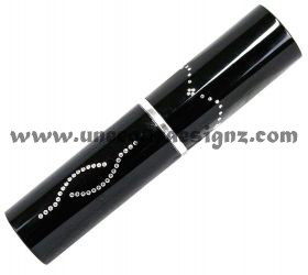 RHINESTONE LIPSTICK STUN GUN WITH FLASHLIGHT (6 COLORS)
